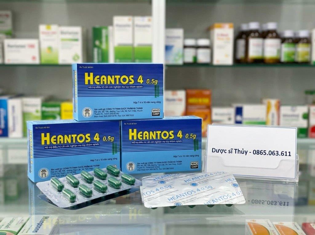 Giới thiệu thuốc Heantos 4 2 thuoc ho tro cai nghien ma tuy heantos4 12