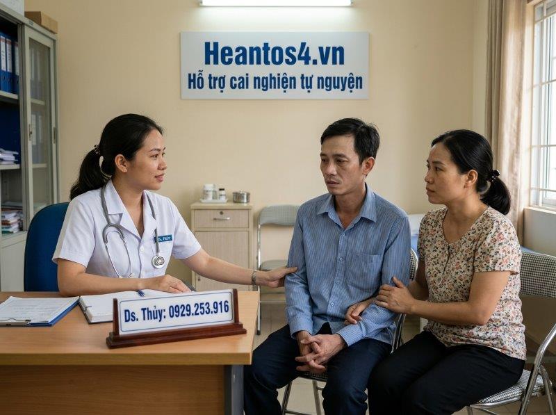 Cách cai nghiện ma túy tại nhà không đau – Hỏi đáp đầy đủ từ A-Z 1 cai nghien ma tuy heantos4 8