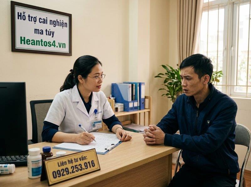 Giới thiệu thuốc cai nghiện ma túy Heantos 4 1 ho tro cai nghien ma tuy tai nha heantos4 14
