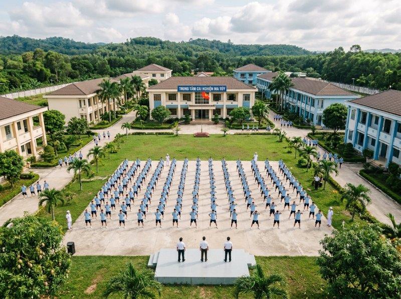 Review Cơ sở cai nghiện ma túy Nhị Xuân 1 trung tam cai nghien heantos4 3