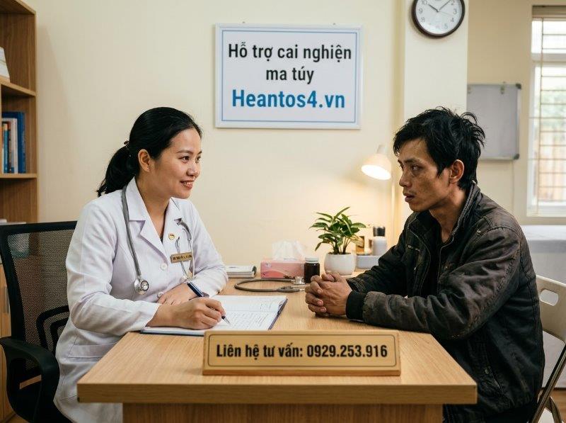 Danh sách cơ sở cai nghiện và những điều gia đình cần biết 1 ho tro cai nghien ma tuy tai nha heantos4 11