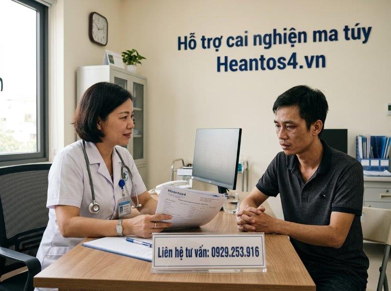 Danh sách cơ sở cai nghiện và những điều gia đình cần biết 2 ho tro cai nghien ma tuy tai nha heantos4 21